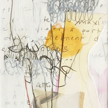 Peinture intitulée "somewhere" par Clara Harbadi, Œuvre d'art originale, Acrylique