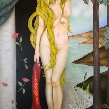 Картина под названием "mito-o-realtà" - Clara De Santis, Подлинное произведение искусства, Пастель