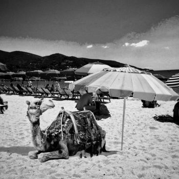 Fotografia zatytułowany „Bain de soleil” autorstwa Clara Laven, Oryginalna praca, Manipulowana fotografia