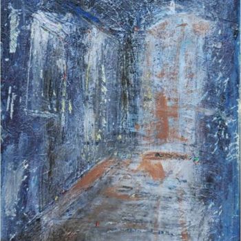 Painting titled "El pasillo (30x19)" by Clara Vidal, Original Artwork