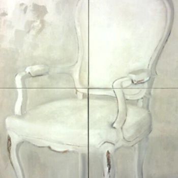 Pintura titulada "Cadira 4 en 1 (122x…" por Clara Vidal, Obra de arte original, Oleo