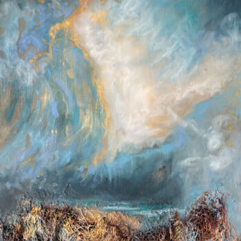 Pittura intitolato "Ethereal 2" da Clare Schouten, Opera d'arte originale, Acrilico