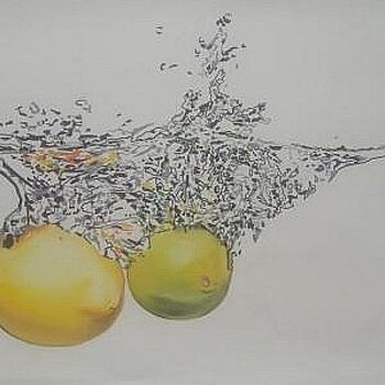 Malerei mit dem Titel "les-citrons.jpg" von Clara Truffaut, Original-Kunstwerk