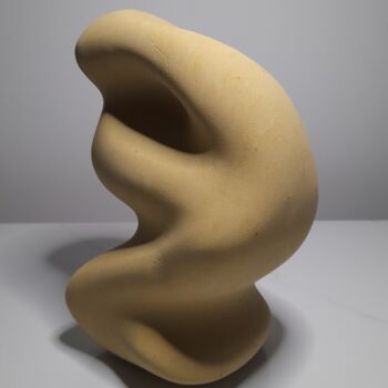 Sculpture intitulée "Neonato" par Clark Camilleri, Œuvre d'art originale, Pierre