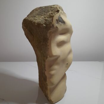 Скульптура под названием "Untitled_" - Clark Camilleri, Подлинное произведение искусства, Камень