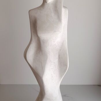 Sculpture titled "Boudica" by Clark Camilleri, Original Artwork, Concrete