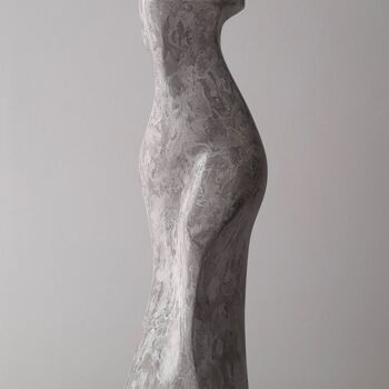 Sculpture titled "Clairvoyant" by Clark Camilleri, Original Artwork, Concrete
