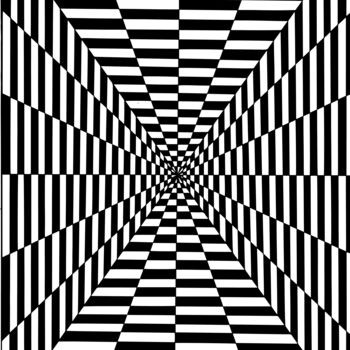图画 标题为“Illusion d'optique” 由Clart, 原创艺术品, 标记