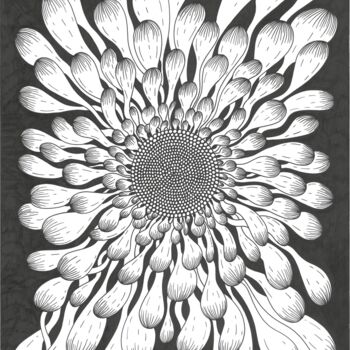 제목이 "sunflower"인 그림 Clart로, 원작, 마커