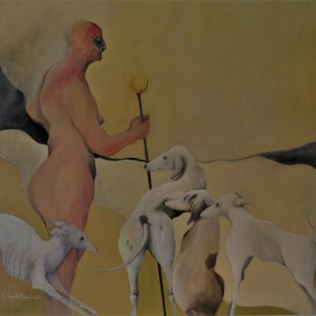 Pittura intitolato "DIANE" da Claude André Thibaud, Opera d'arte originale