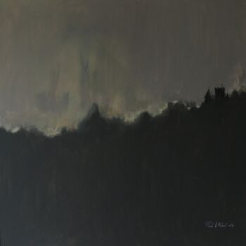 Painting titled "CREPUSCULE 2 / DUSK…" by Claude André Thibaud, Original Artwork, Acrylic
