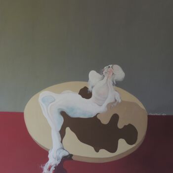 Malerei mit dem Titel "ANDROGYNE/ ANDROGYN…" von Claude André Thibaud, Original-Kunstwerk, Acryl