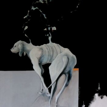 Pintura titulada "PARTIR/ LEAVING" por Claude André Thibaud, Obra de arte original, Acrílico Montado en Bastidor de camilla…