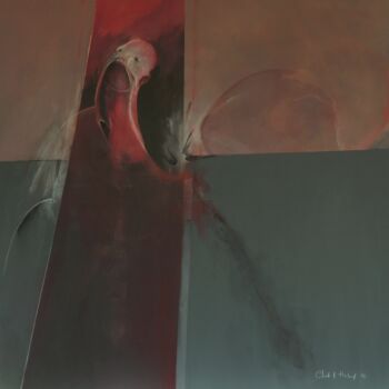 Pintura titulada "DOULEUR/PAIN" por Claude André Thibaud, Obra de arte original, Acrílico Montado en Bastidor de camilla de…