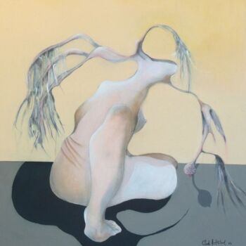 Malerei mit dem Titel "CORPS DE FLEUR/BODY…" von Claude André Thibaud, Original-Kunstwerk, Acryl