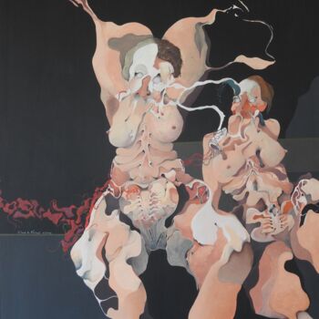 Pittura intitolato "NUS 2" da Claude André Thibaud, Opera d'arte originale