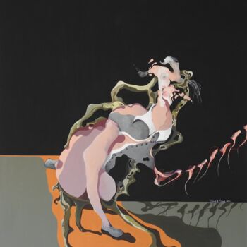 Schilderij getiteld "DIFFRACTION" door Claude André Thibaud, Origineel Kunstwerk, Acryl