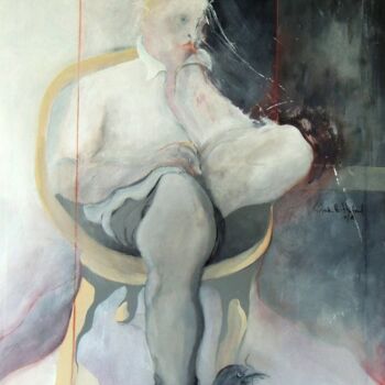 Pittura intitolato "ABSENCE" da Claude André Thibaud, Opera d'arte originale, Acrilico