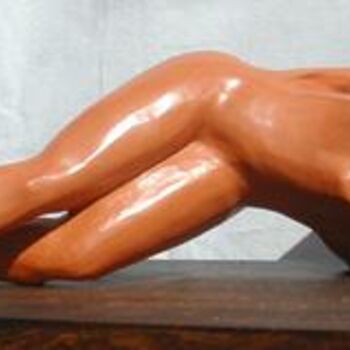Skulptur mit dem Titel "danseuse couchée" von Claude Boutin, Original-Kunstwerk