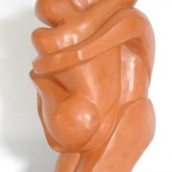 Sculpture intitulée "L'affection" par Claude Boutin, Œuvre d'art originale