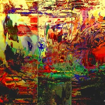 Arts numériques intitulée "Mondialisation déré…" par Claude Cossu, Œuvre d'art originale, Peinture numérique