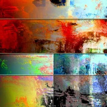 Цифровое искусство под названием "Différenciation" - Claude Cossu, Подлинное произведение искусства, Цифровая живопись