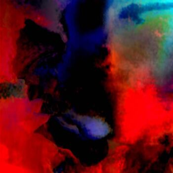 Arte digital titulada "Gitana de fuego" por Claude Cossu, Obra de arte original, Pintura Digital