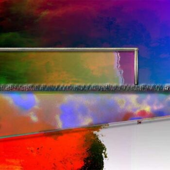 Цифровое искусство под названием "Le Multivers se dév…" - Claude Cossu, Подлинное произведение искусства, Цифровая живопись