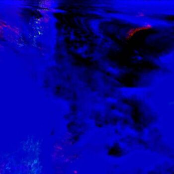 Arts numériques intitulée "Rhapsody in Blues" par Claude Cossu, Œuvre d'art originale, Peinture numérique