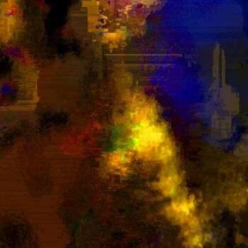 Grafika cyfrowa / sztuka generowana cyfrowo zatytułowany „Mon jardin secret” autorstwa Claude Cossu, Oryginalna praca, Malar…