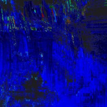 Цифровое искусство под названием "Buffalo Blues" - Claude Cossu, Подлинное произведение искусства, Цифровая живопись