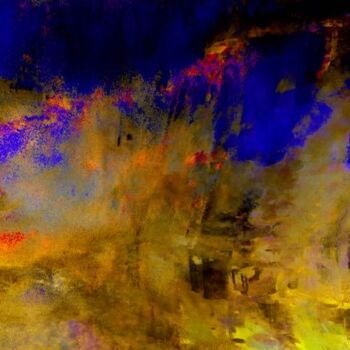 Digital Arts titled "Embrasements lointa…" by Claude Cossu, Original Artwork, Digital Painting