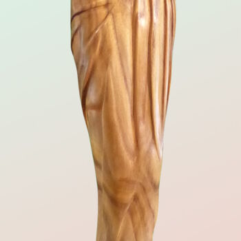 Sculpture intitulée "Harmonie" par Claude David, Œuvre d'art originale, Bois