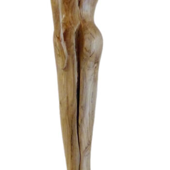 Sculpture titled "Charme" by Claude David, Original Artwork, Wood