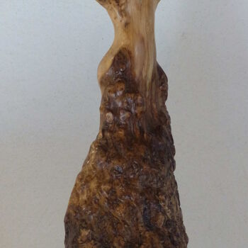 Skulptur mit dem Titel "Nudités" von Claude David, Original-Kunstwerk, Holz