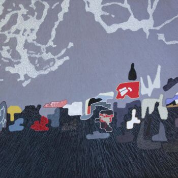 "Le Croisic 1" başlıklı Tablo Claude Diaz tarafından, Orijinal sanat, Petrol