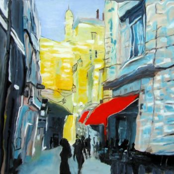 Painting titled "Rue Jacques Coeur" by Emma, Original Artwork
