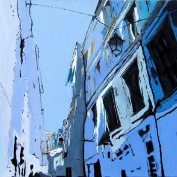 Картина под названием "Rue de la Croix d'Or" - Emma, Подлинное произведение искусства