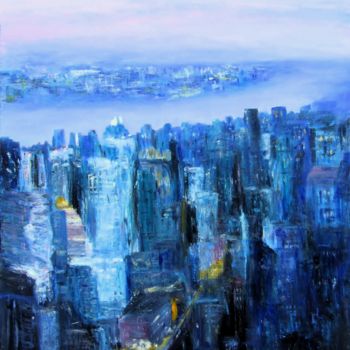 Painting titled "New-York" by Emma, Original Artwork