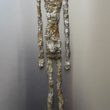 Sculpture intitulée "sculpture d'homme" par Claude Goasguen, Œuvre d'art originale, Aluminium