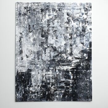 Malarstwo zatytułowany „Black and white 10” autorstwa Claude Goasguen, Oryginalna praca, Akryl
