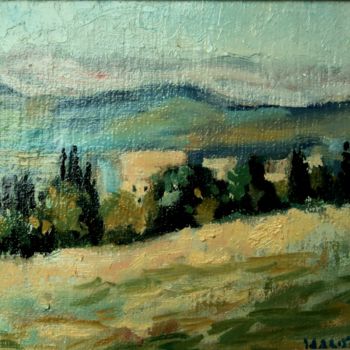 Painting titled "Provence" by Claude Hardenne, Original Artwork