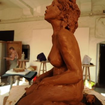 Sculpture titled "brut de modelage" by Claude Hardenne, Original Artwork
