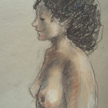 Malerei mit dem Titel "young girl" von Claude Hardenne, Original-Kunstwerk