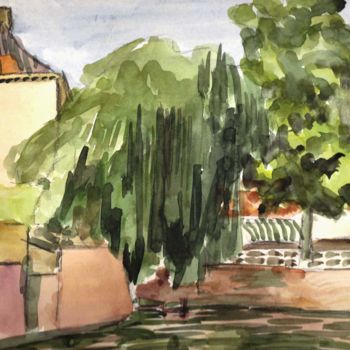 Peinture intitulée "Canal à Bruges" par Claude Hardenne, Œuvre d'art originale