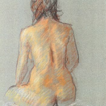Drawing titled "Etude" by Claude Hardenne, Original Artwork
