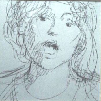 Dessin intitulée "Expression" par Claude Hardenne, Œuvre d'art originale, Marqueur