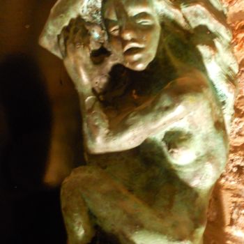 Sculpture titled "Lumineuse" by Claude Hardenne, Original Artwork, Bronze