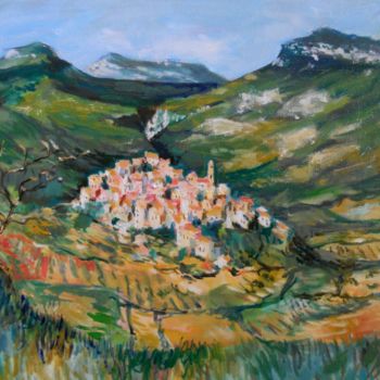 Painting titled "Capafons (Espagne)" by Claude Hardenne, Original Artwork