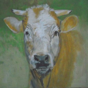 Peinture intitulée ""Ah la vache!" (par…" par Claude Hardenne, Œuvre d'art originale